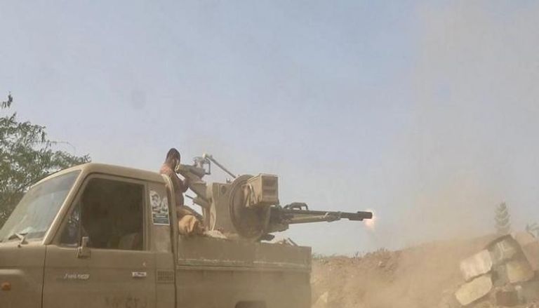 دورية للجيش اليمني لدى صد هجوم حوثي.. أرشيفية