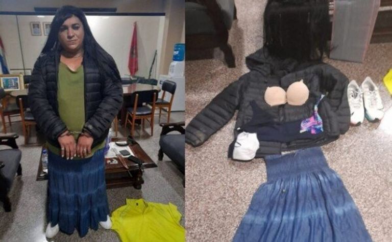 زعيم العصابة بعد القبض عليه