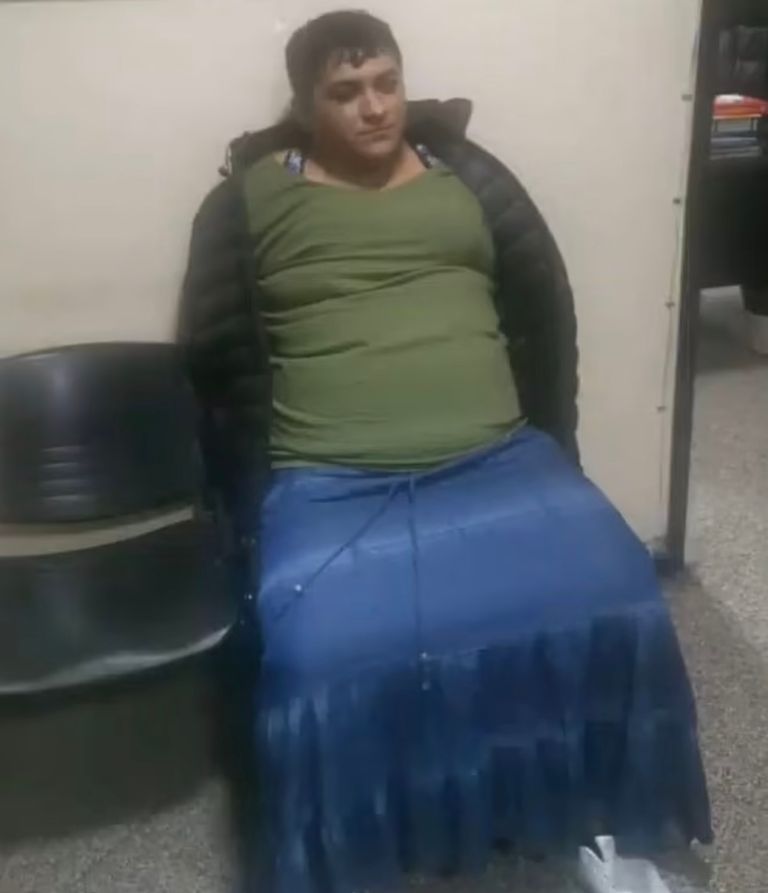 زعيم العصابة بعد القبض عليه