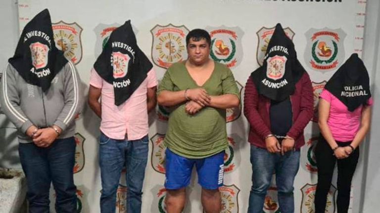 زعيم العصابة بعد القبض عليه