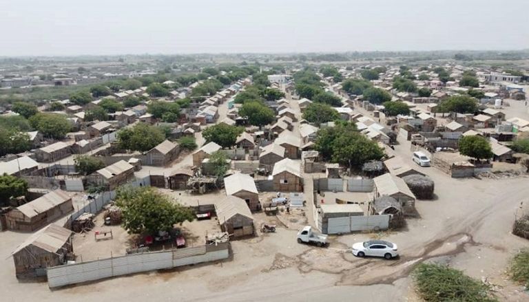 مخيم اللاجئين الإريتريين في مدينة الخوخة اليمنية