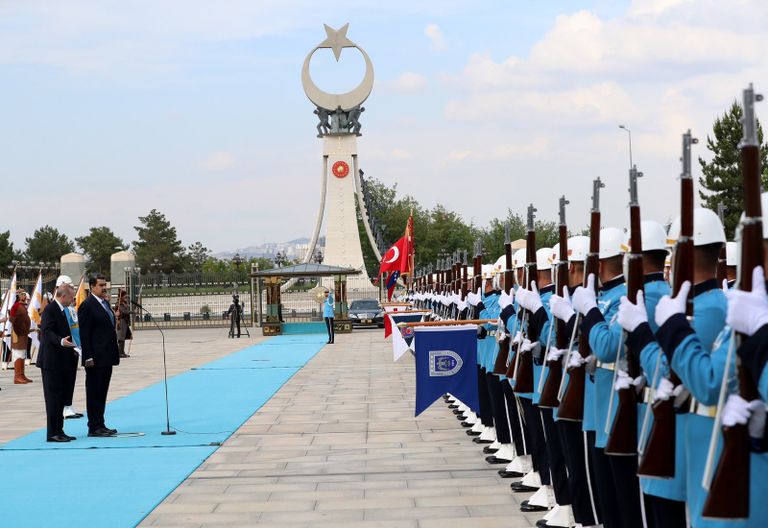 رجب طيب أردوغان ونيكولاس مادورو