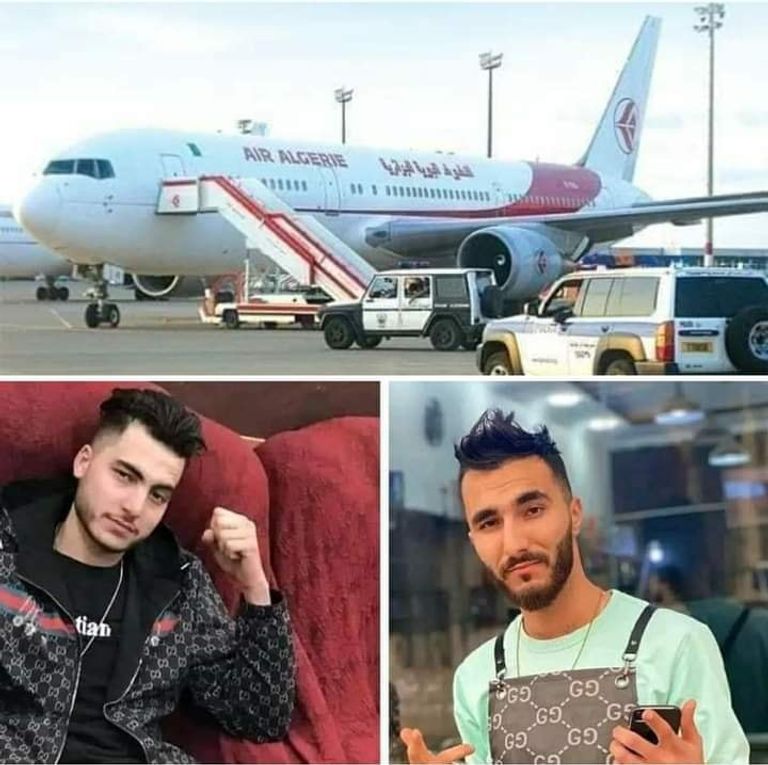 الجزائريان الذان هلكا في مطار هواري بومدين الدولي طائرة تابعة للخطوط الجوية الجزائرية - أرشيفية