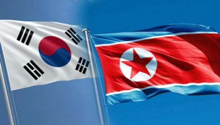 علما كوريا الجنوبية وكوريا الشمالية - أرشيفية