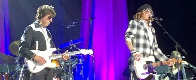 جوني ديب وجيف بيك