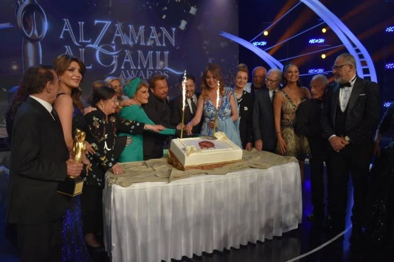 تكريم الفنانة صفية العمري في لبنان