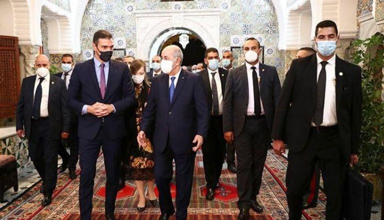 لقاء سابق بين الرئيس الجزائري ورئيس الوزراء الإسباني