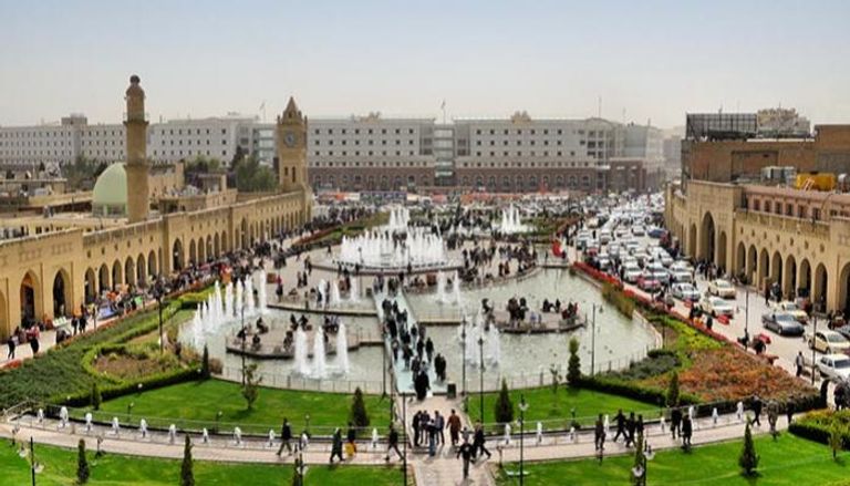 مباني ومؤسسات حكومية وسط مدينة أربيل عاصمة كردستان العراق