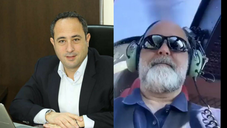 صورة مركّبة للبنانيين طارق طيّاح وشادي كريدي فرق الإنقاذ عثرت على جثث 7 أشخاص قتلوا في الحادث