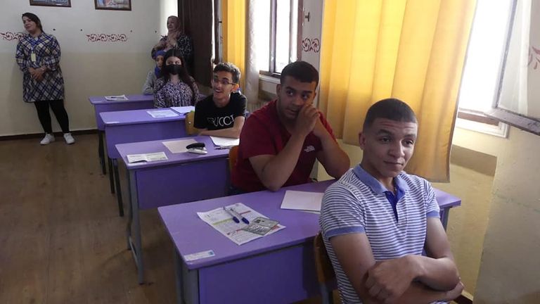 انطلاق امتحانات الثانوية العامة في الجزائر انطلاق امتحانات الثانوية العامة في الجزائر