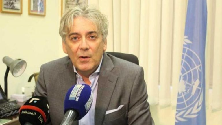 أندريا تيننتي الناطق باسم قوات اليونيفيل في جنوب لبنان قوات من اليونيفيل في لبنان - أرشيفية