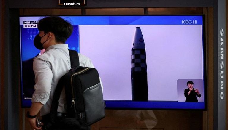 تجربة صاروخية سابقة لكوريا الشمالية 