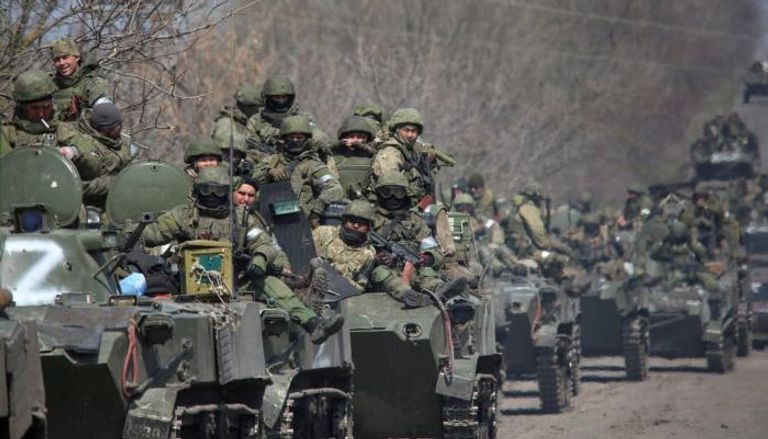 قوات روسية خلال عملية عسكرية في أوكرانيا - أرشيفية