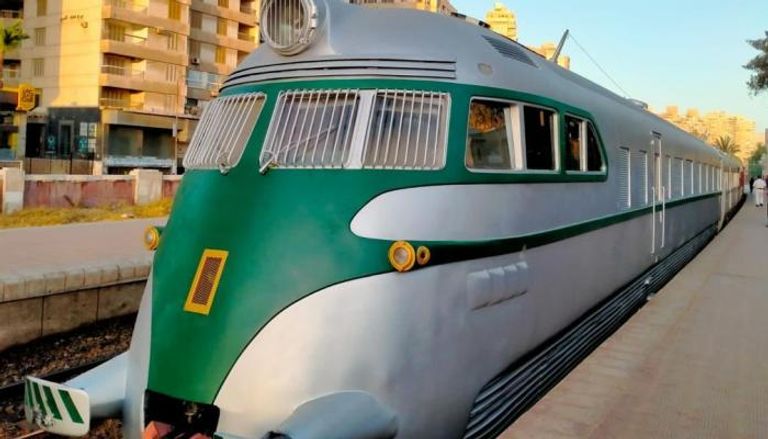 قطار الملك فاروق بعد صيانته
