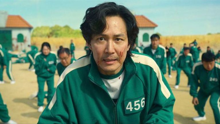 ملصق مسلسل "لعبة الحبار"