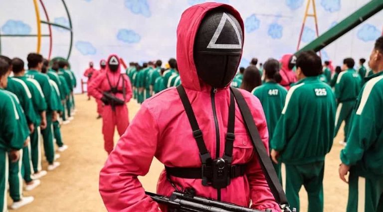 ملصق مسلسل "لعبة الحبار"