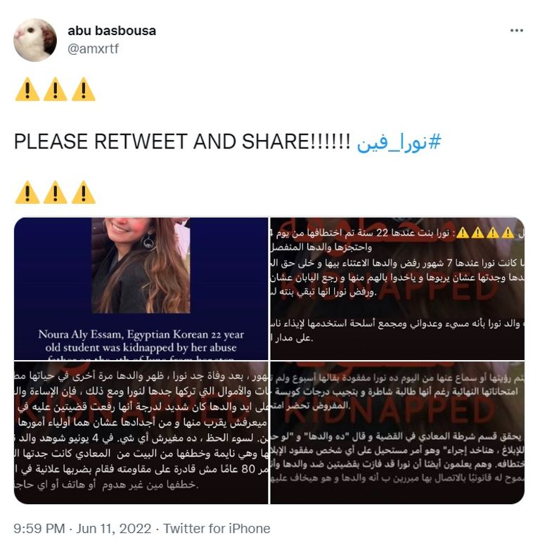 واقعة اختطاف أب لابنته تثير الجدل في مصر - تعبيرية