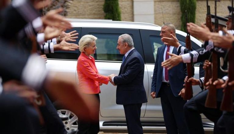 لقاء رئيس الوزراء الفلسطيني ورئيسة المفوضية الأوروبية اليوم