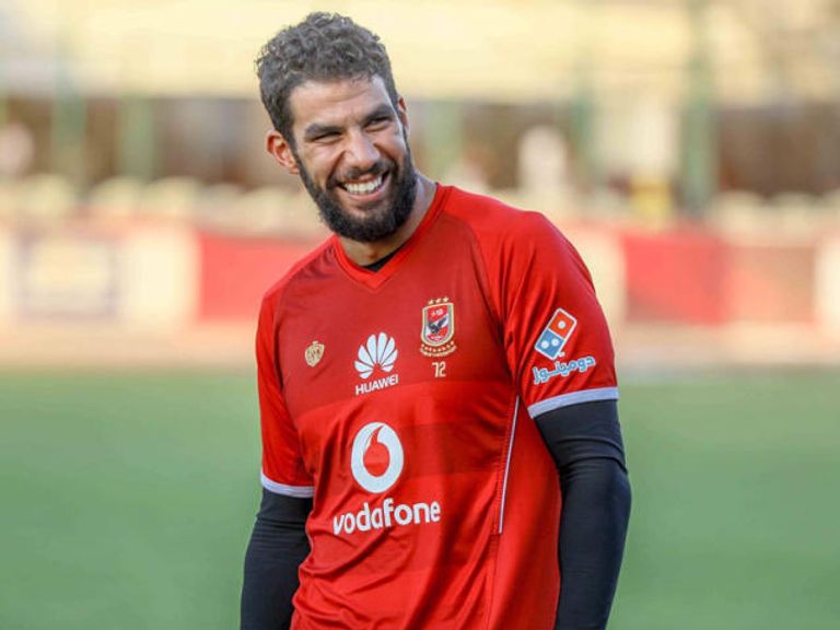 شريف إكرامي سيف فاروق جعفر لاعب الزمالك