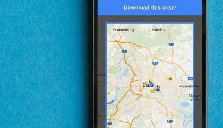 تحميل خرائط جوجل للاستخدام دون الاتصال بالإنترنت