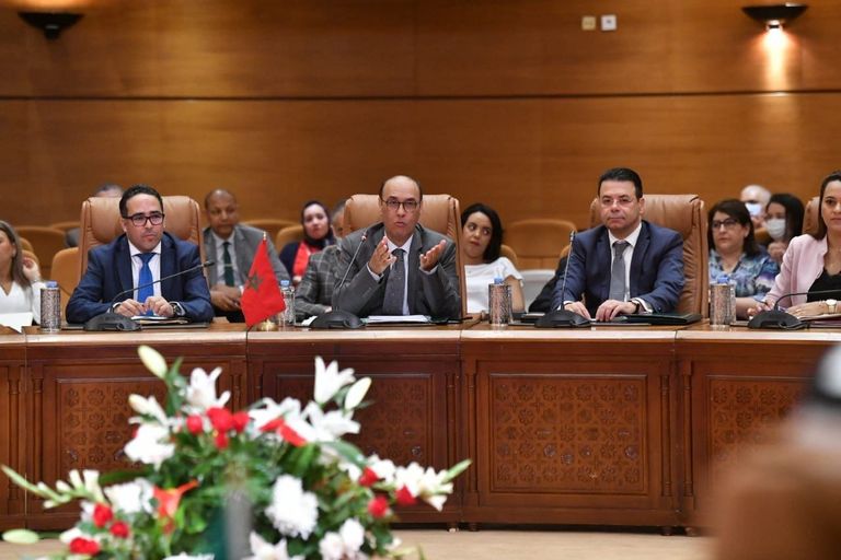 جانب من الاجتماع "المغربي-السعودي" المشترك