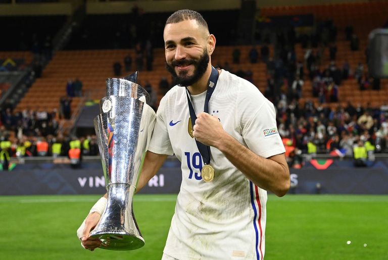 كريم بنزيما مهاجم ريال مدريد