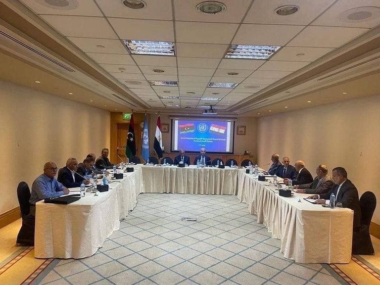 محمد الحداد وعبد الرزاق الناظوري في القاهرة