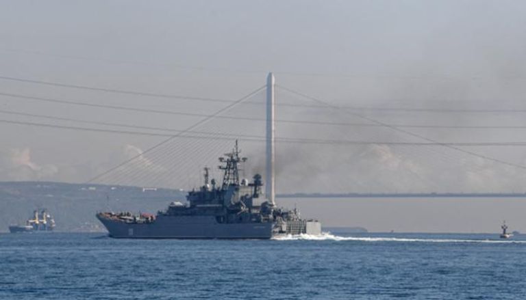 سفينة حربية روسية 