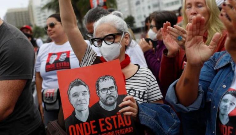 احتجاجات بعد اختفاء الصحفي البريطاني والخبير البرازيلي - أرشيفية