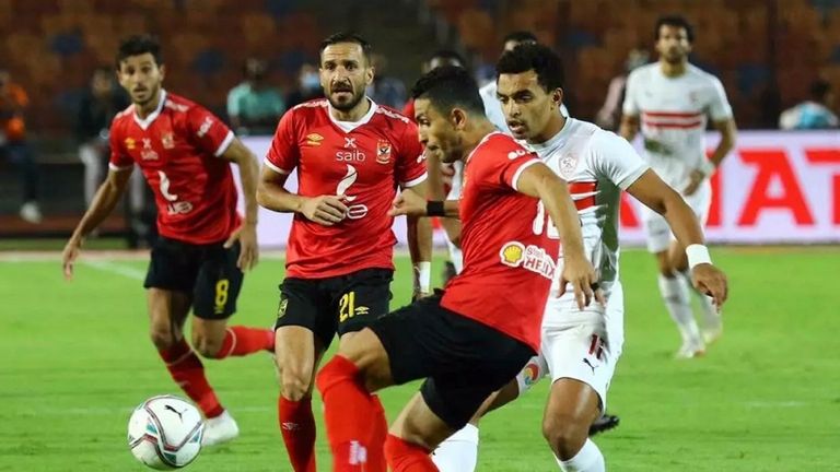 من مباراة الأهلي والزمالك في الدوري المصري من مباراة الأهلي والزمالك في الدوري المصري