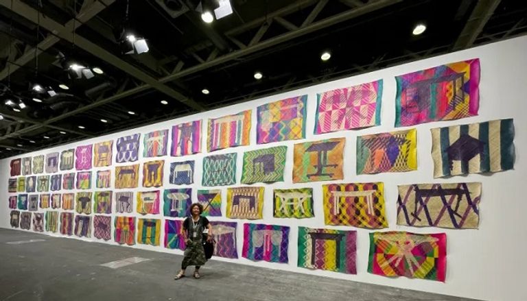 أحد الأعمال المعروضة في "آرت بازل"