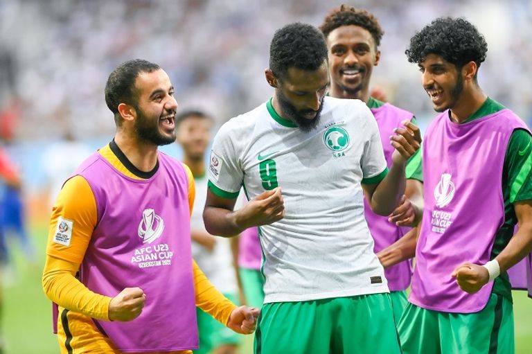 فراس البريكان مهاجم المنتخب السعودي