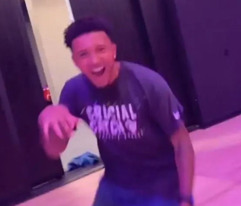 جادون سانشو ليونيل ميسي في فرح خوردي آلبا