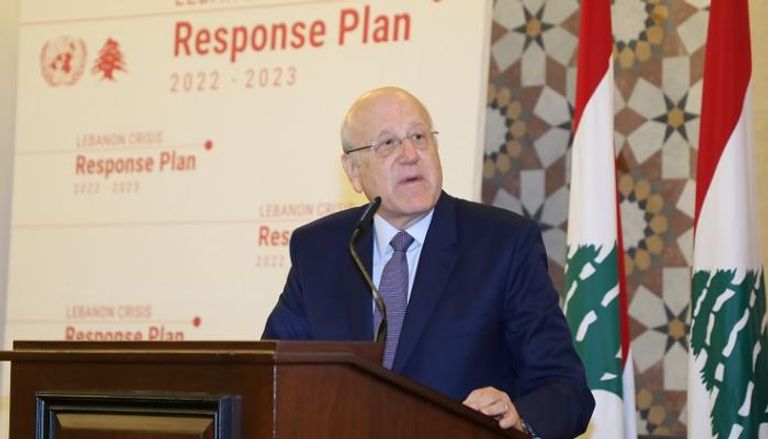  رئيس حكومة تصريف الأعمال في لبنان نجيب ميقاتي