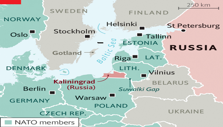 ضابط جمارك روسي في جيب كاليننغراد