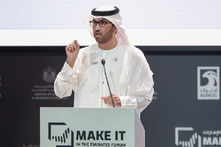 الدكتور سلطان الجابر وزير الصناعة والتكنولوجيا المتقدمة بدولة الإمارات