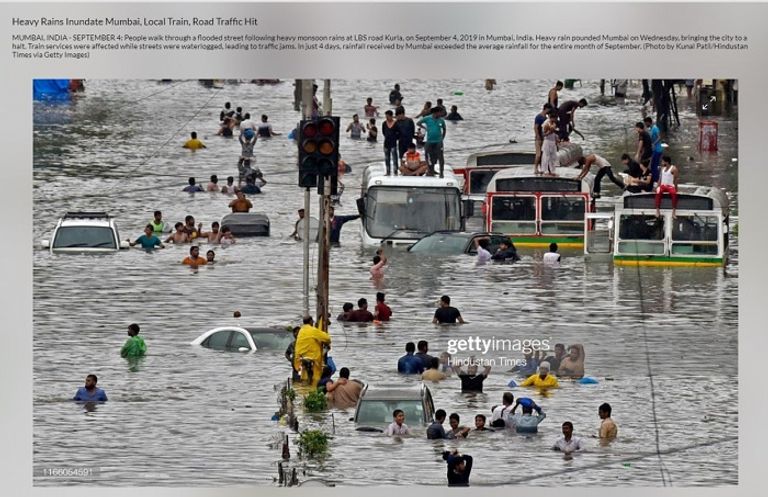 الهند تتعرض لفيضانات عارمة بشكل موسمي