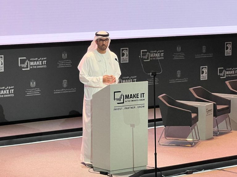 الدكتور سلطان الجابر وزير الصناعة والتكنولوجيا المتقدمة بدولة الإمارات