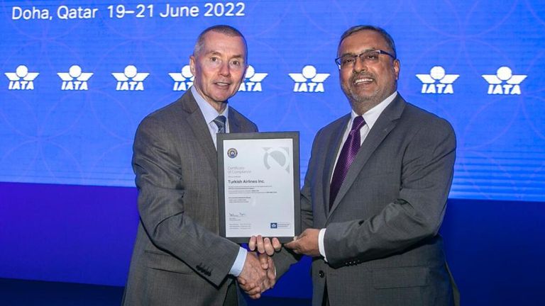 إحدى طائرات الخطوط الجوية التركية