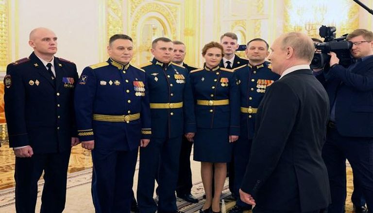بوتين خلال لقاء مع خريجي أكاديميات الجيش الروسي