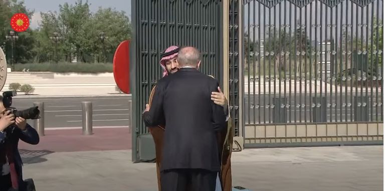 الرئيس التركي يستقبل ولي العهد السعودي في أنقرة