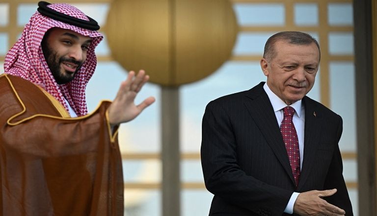 الرئيس التركي يستقبل ولي العهد السعودي في أنقرة