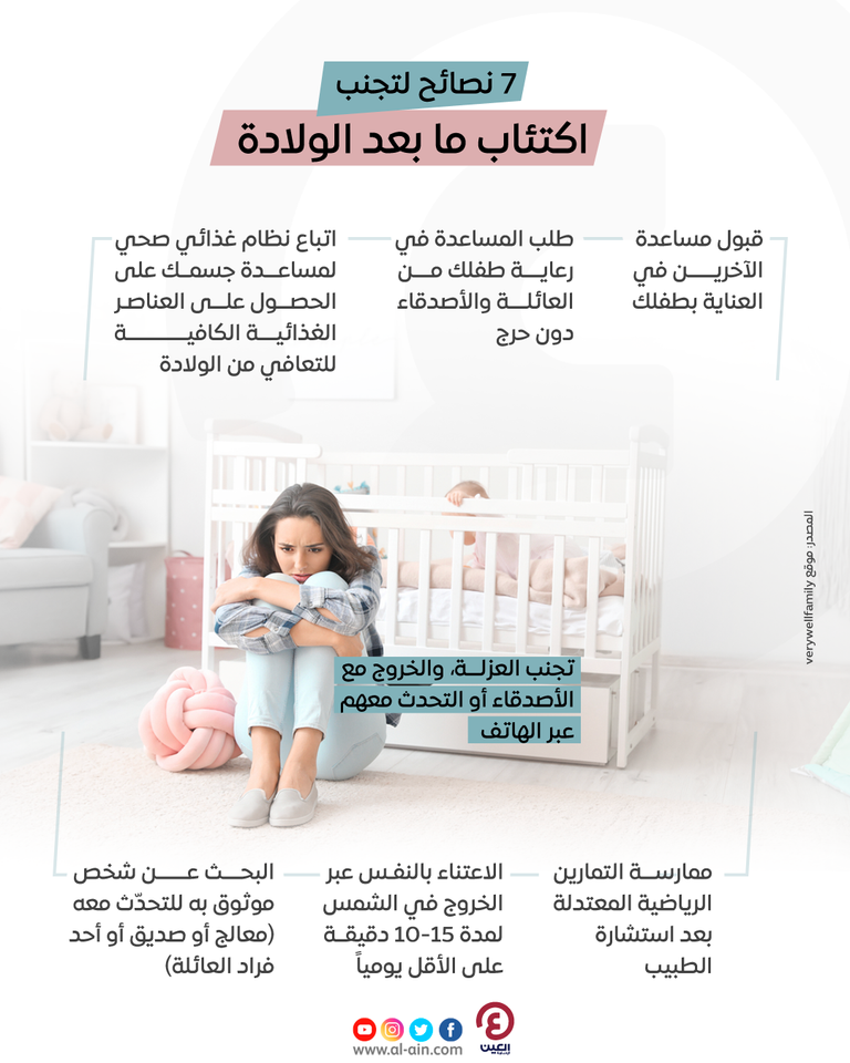 أعراض اكتئاب ما بعد الولادة قد تكون خطيرة