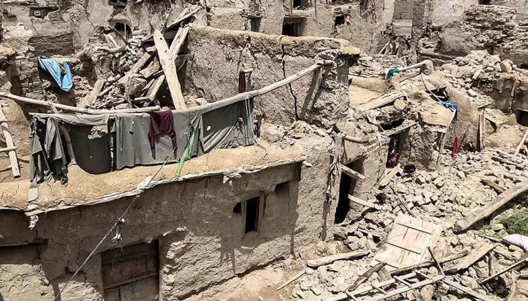آثار زلزال أفغانستان