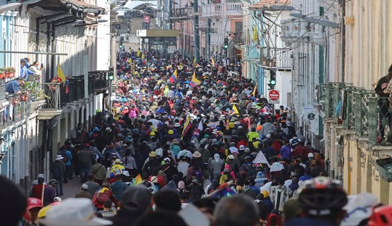 كيتو تعاني من أعمال عنف بسبب احتجاجات السكان الأصليين بالإكوادور- الفرنسية