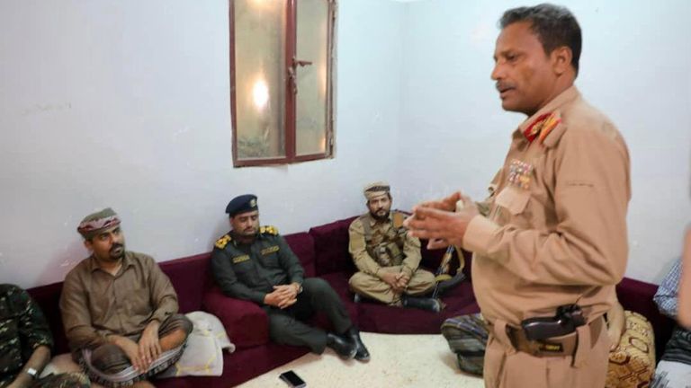 لقاء جمع كبار القادة العسكريين والأمنيين في أبين