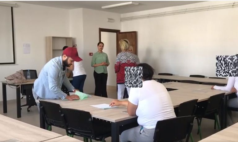 صورة من داخل مركز الاختبارات المخصص للسجناء بتونس