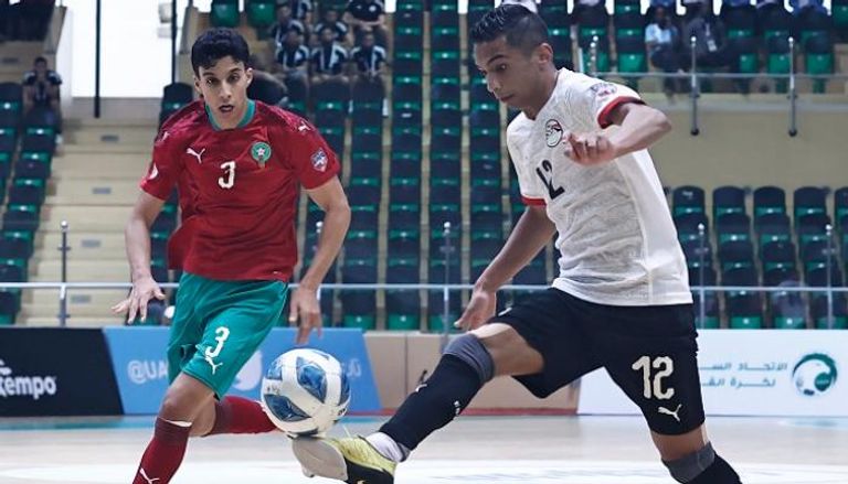 نتيجة مباراة المغرب ومصر اليوم في كأس العرب للصالات