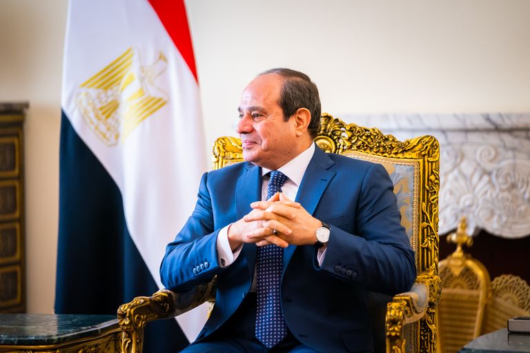 عبدالفتاح السيسي يلتقي الشيخ عبدالله بن زايد آل نهيان