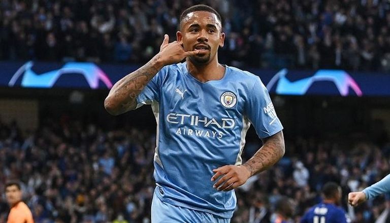 جابرييل جيسوس مهاجم مانشستر سيتي